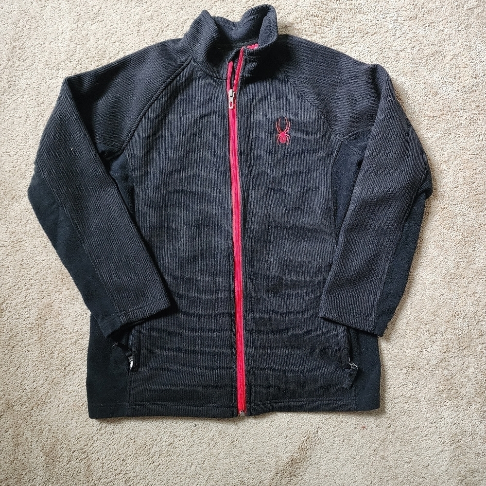 Spyder Kids Jacket with Red Zipper